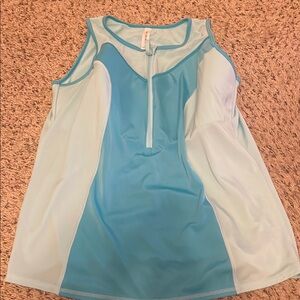 Women's size 18 Aqua Blue Swim Top